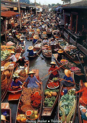 Damnoen Saduak Floating Market, Ratchaburi, Thailand (দামনিওন সাদুয়াক ফ্লোটিং মার্কেট, রাতচাবুড়ি, থাইল্যান্ড)